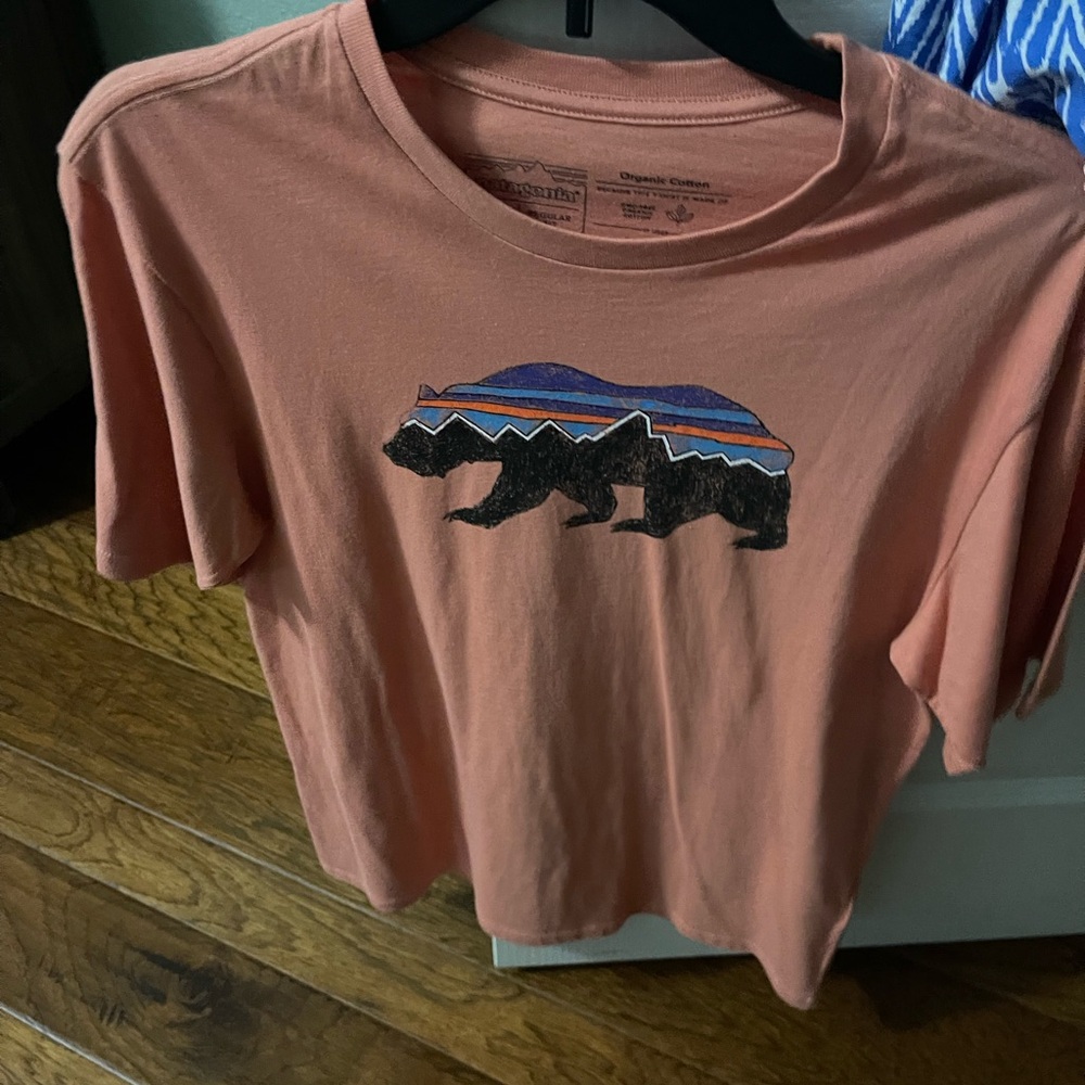 Patagonia Peach Bear Graphic Tee - Picture 1 of 2